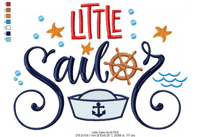 Little Sailor - Fill Stitch