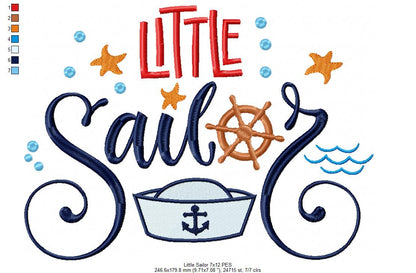 Little Sailor - Fill Stitch