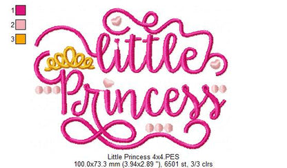 Little Princess - Fill Stitch