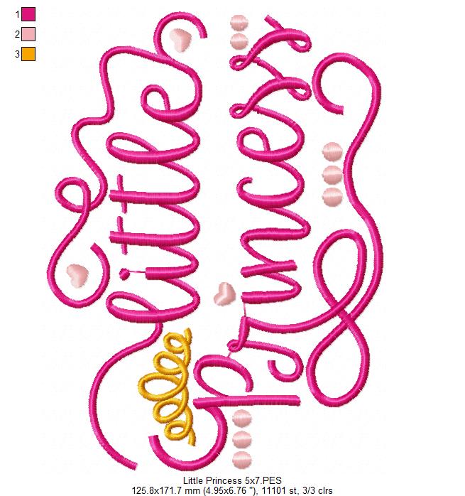 Little Princess - Fill Stitch