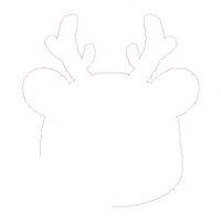 Rudolph Reindeer Bring you a Lollipop - ITH Project - Machine Embroidery Design