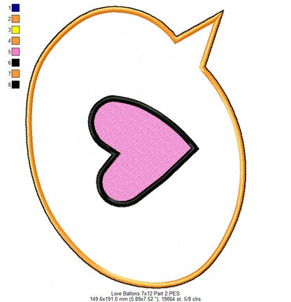 Love Valentine's - ITH Project - Machine Embroidery Design