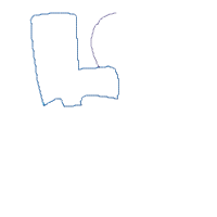 Love Heart Word  - Applique - Machine Embroidery Design