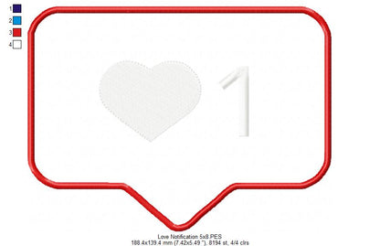 Love Notification  - Applique