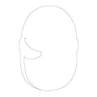 Penguin Holding a Heart - Applique - Machine Embroidery Design