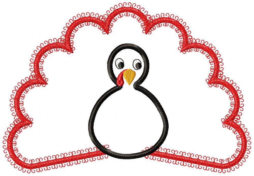 Majestic Turkey - Applique