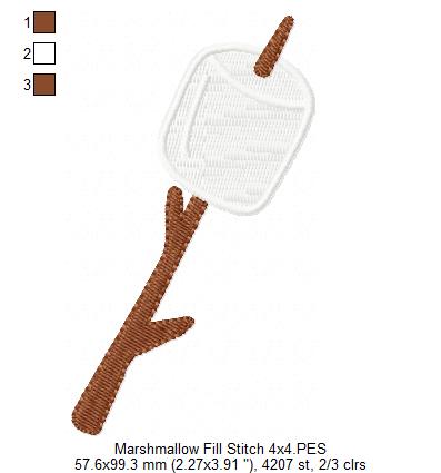 Marshmallow - Fill Stitch