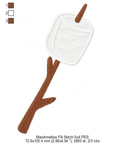 Marshmallow - Fill Stitch