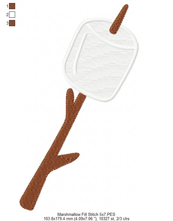 Marshmallow - Fill Stitch