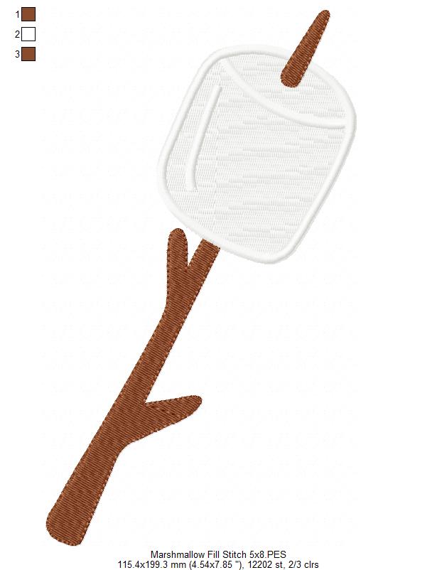 Marshmallow - Fill Stitch