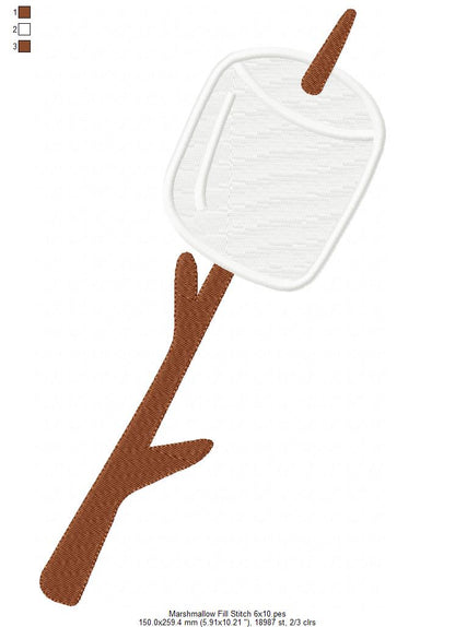 Marshmallow - Fill Stitch