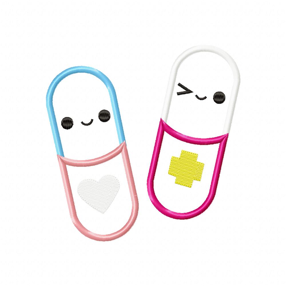 Medicine Pills - Applique