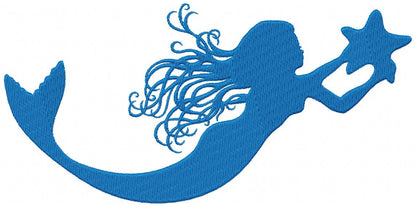 Mermaids Silhouette - Fill Stitch - Set of 3 designs