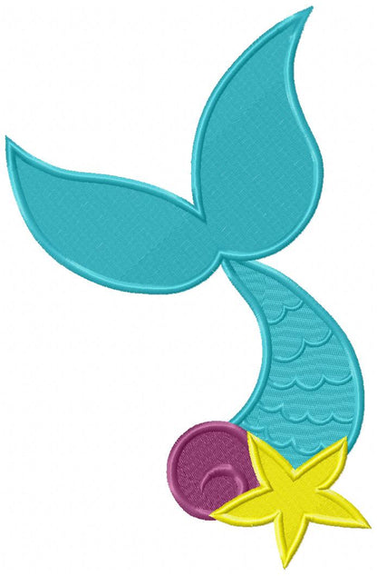 Mermaid Tail - Fill Stitch