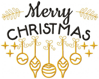 Christmas Gold Collection - Fill Stitch - Set of 6 designs