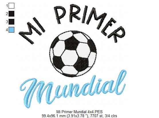 Mi Primer Mundial - Fill Stitch