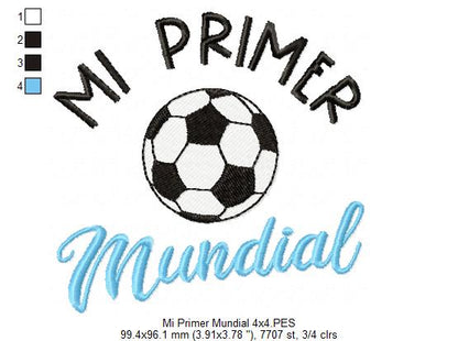 Mi Primer Mundial - Fill Stitch
