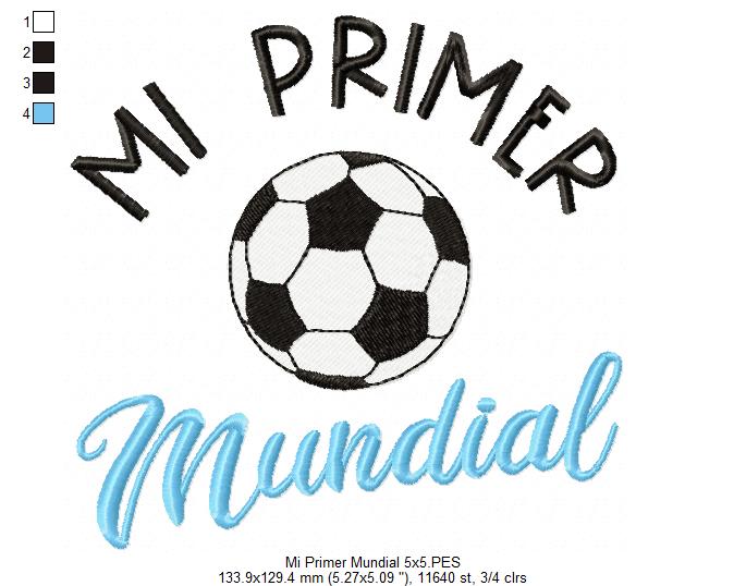 Mi Primer Mundial - Fill Stitch