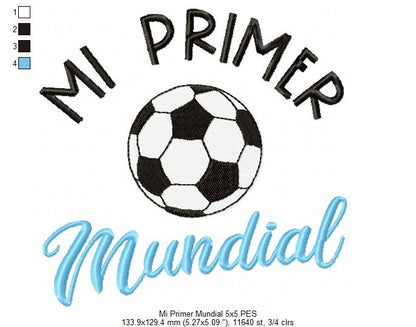 Mi Primer Mundial - Fill Stitch