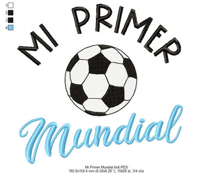 Mi Primer Mundial - Fill Stitch