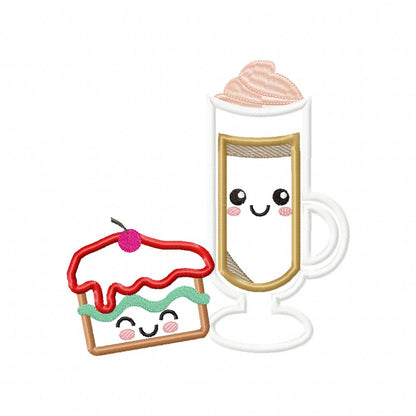 Happy Breakfast Elements - Applique - Set of 7 designs