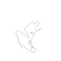 Mom and Her Baby Silhouette - Fill Stitch Embroidery