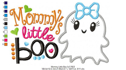Mommy Little Boo - Applique