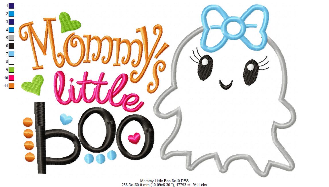Mommy Little Boo - Applique