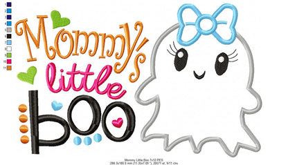 Mommy Little Boo - Applique