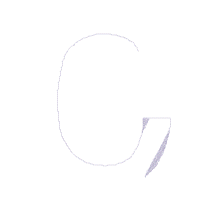 Monogram C Letter C Butterfly - Rippled Stitch