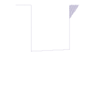 Monogram H Letter H Butterfly - Rippled Stitch