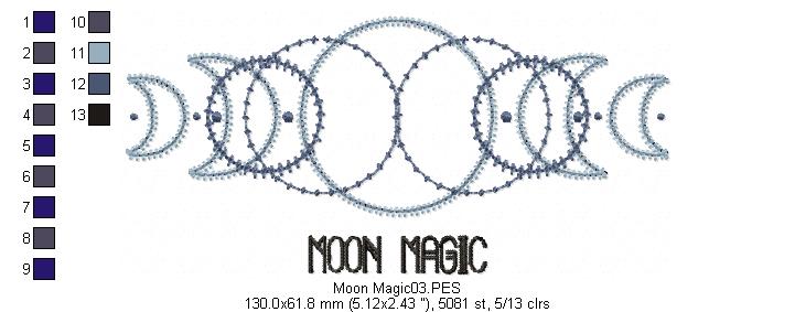 Moon Magic - Applique
