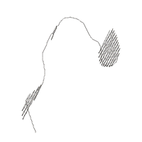 Mothers Day Silhouette - Fill Stitch