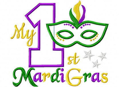 My 1st Mardi Gras - Applique