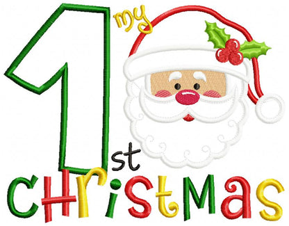 My 1st Christmas - Applique
