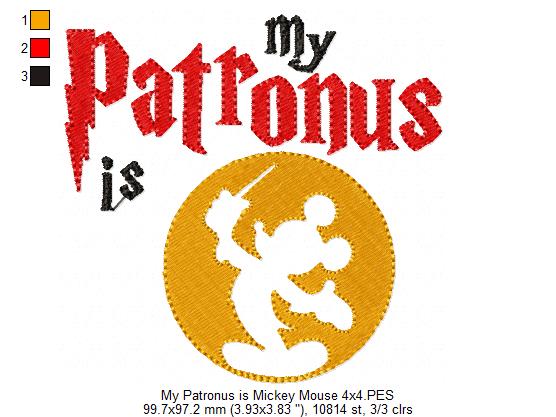 My Patronus is - Fill Stitch