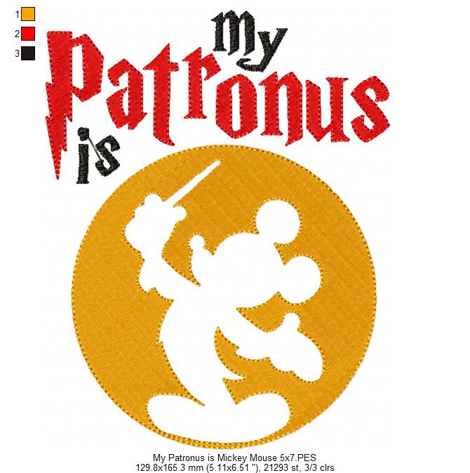 My Patronus is - Fill Stitch