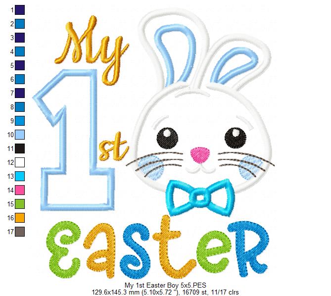 My 1st Easter Bunny Boy - Applique