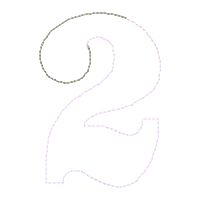 0-9 Numbers - Applique-Machine Embroidery Design
