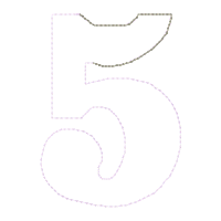 0-9 Numbers - Applique-Machine Embroidery Design