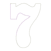 0-9 Numbers - Applique-Machine Embroidery Design