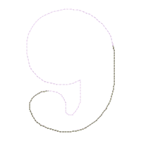 0-9 Numbers - Applique-Machine Embroidery Design