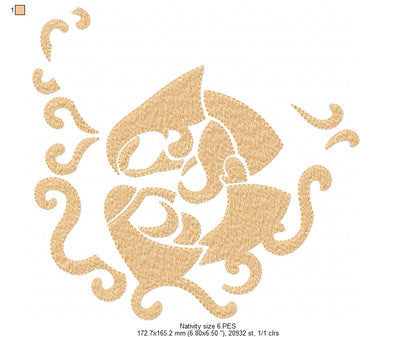 Nativity - Fill Stitch - 6 sizes