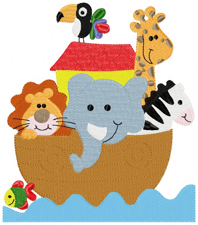 Noah's Ark - Fill Stitch