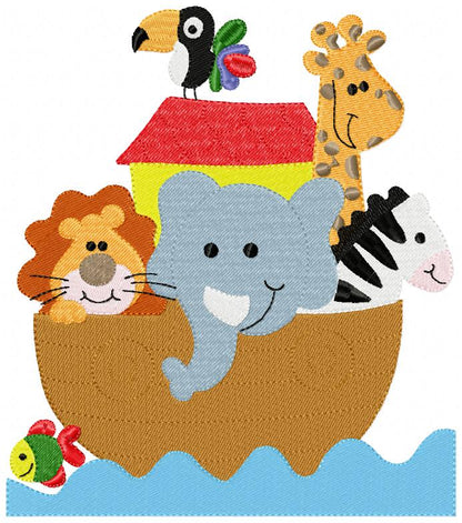 Noah's Ark - Fill Stitch