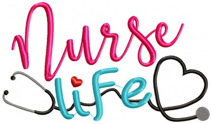 Nurse Life - Fill Stitch
