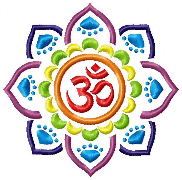 OM mandala - Fill Stitch - Machine Embroidery Design