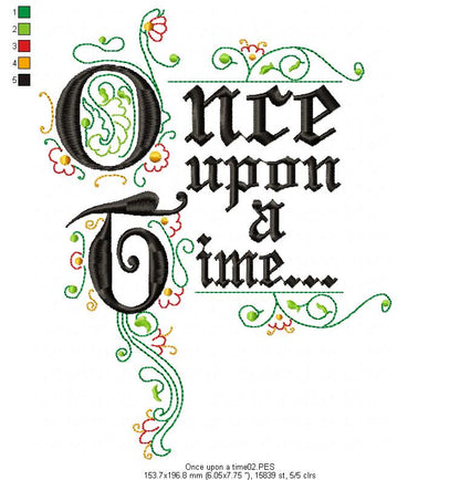 Fairy Tales Princes for Wood Hoop - Set of 7 Designs - 3 Sizes - Machine Embroidery Design