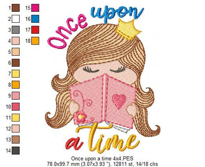 Once Upon a Time - Fill Stitch