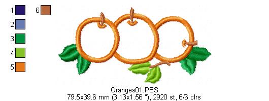 Oranges  - Applique
